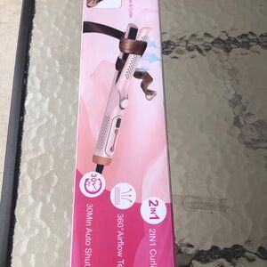 MESCOMB 360Â° Airflow Styler Curling Iron - 1.25 Inch Hair Straightener and Curl